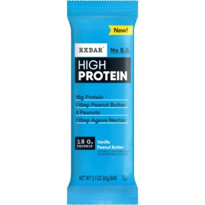 RXBAR Vanilla Peanut Butter High Protein Bar 12ct